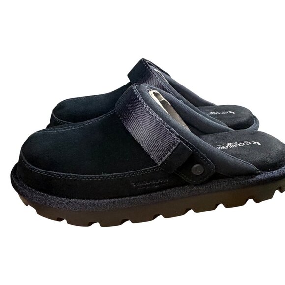 Koolaburra by UGG Tizzy Black Suede Platform Clogs Size 10 - Picture 11 of 16